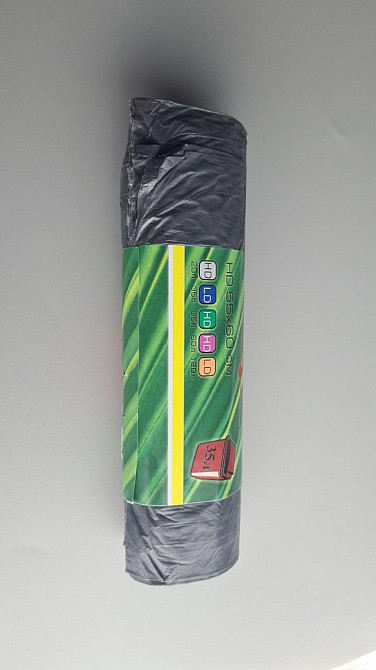 Сміттєвий пакет 35 л чорні Традиція Якості (1 рул) Харків - фото 3