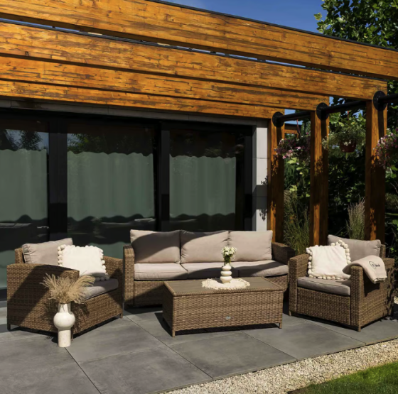 Комплект садових меблів Di Volio Veleti бежевий Київ