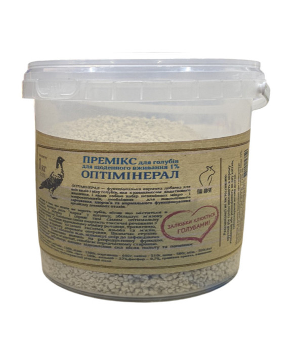 Премікс для голубів «Оптімінерал» (1 кг) Круг Вінниця - фото 1
