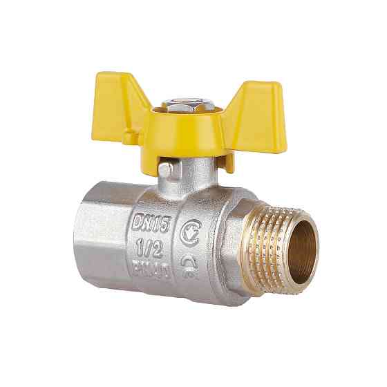 Кран кульовий Thermo Alliance Standart 1/2" ВН для газу (метелик) SD607NG15PN40 Київ
