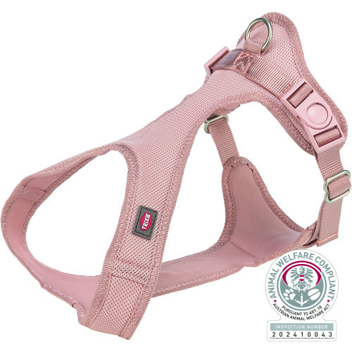Шлей Trixie Comfort для собак XXS–XS 25–35 см 15 мм светло-розовая Киев - изображение 3
