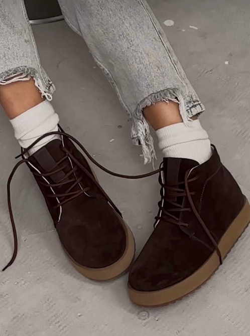 Molly Черевики жіночі MOLLY 969 шоколадні (зима, замша натуральна) (5654) 36 Коломыя - изображение 1