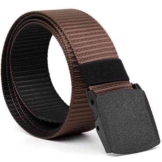 Текстильний ремінь Vintage 20538 Коричневий Київ