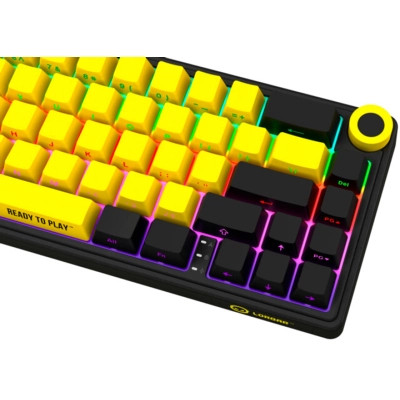 Клавіатура Lorgar KBP70MW Pro RGB Wireless/Bluetooth/USB UA Black/yellow (LRG-KBP70MW-YL-US) Вінниця - фото 12