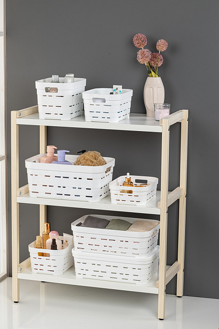 Кошик Idea Home 00615 Pyramid White 8.2 л (00615 White) (7180077) Київ - фото 3