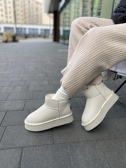 ITTS Угги жіночі ITTS A801-F св.бежевий (зима, шкіра натуральна) (5738) Коломия - фото 10