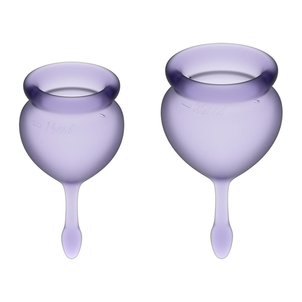 Менструальні чаші - Satisfyer Feel Good Violet Sex Aura Київ - фото 1