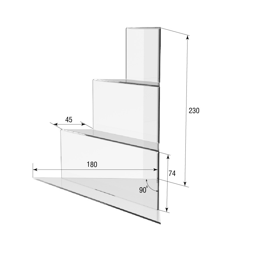 Угловая горка EKOSTAR 180х180х230 Киев - изображение 3