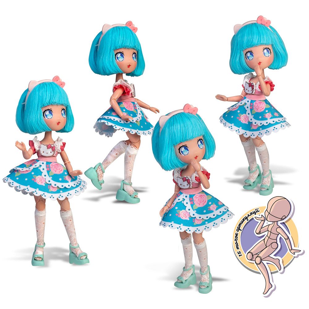 Лялька 4SF Manga Dolls серії Hello Kitty – Красуня Пінк Дніпро - фото 7