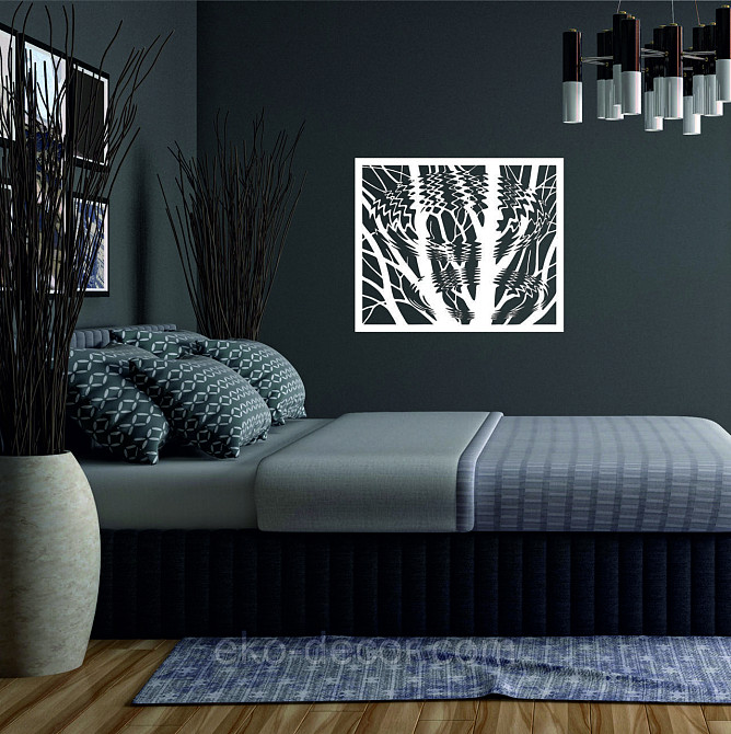 Настенный декор Панно   «Дерево» 90*75 см, Белый Киев - изображение 3