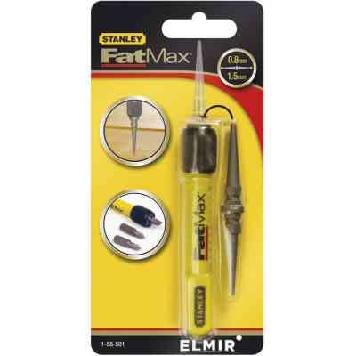 Добійник Stanley FatMax, Interchangeable Nail Set з наконечником D=0,8 мм+1,6 мм, L=76 мм (1-58-501) Вінниця