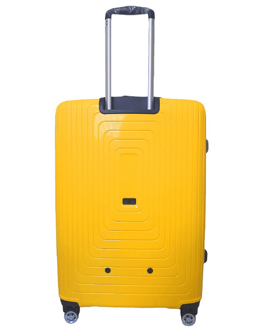 Чемодан пластиковый AIRTEX 241 большой 78 см желтый Киев - изображение 5