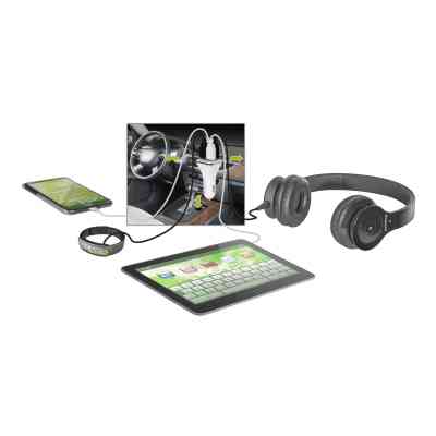 Зарядний пристрій Defender UCA-05 авто, 4 порта USB, 5V / 8A (83567) Вінниця