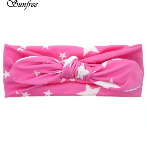 Детская повязка со звездочками розовая Киев - изображение 3