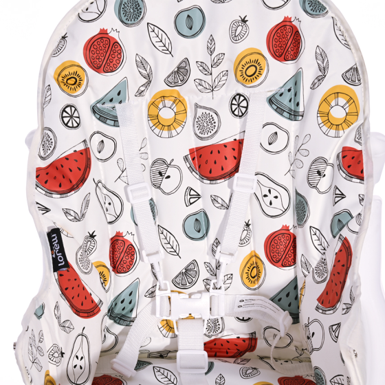 Зручний стільчик для годування малюка BonBon Frosted Beige Balloon з підніжкою Lorelli Бежевий Кривий Ріг
