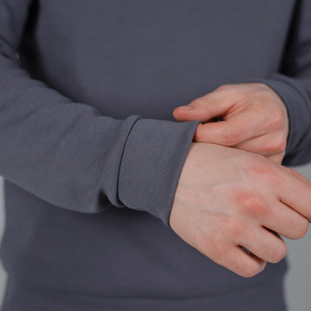 Темно-серый спортивный костюм для мужчин Pobedov Binance. Весна-осень спортивный комплект Киев - изображение 14