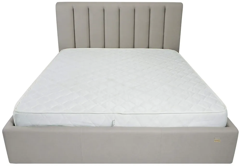 Кровать Двуспальная Sanam Comfort 180 х 200 см Fibril 06 С подъемным механизмом и нишей для белья Серый Днепр - изображение 2