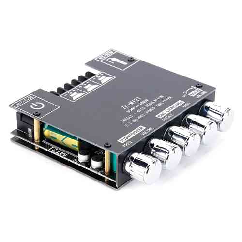 Аудіо підсилювач потужності звуку 2x50Вт 1x100Вт Bluetooth 5.0, ZK-MT21 Вінниця