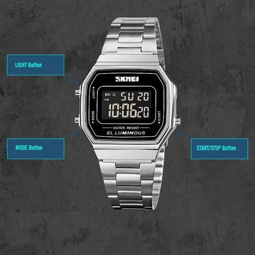 Часы армейские для зсу SKMEI, Мужские часы стильные часы на руку Водонепроницаемые для рыбалки YU-47 Львов - изображение 3