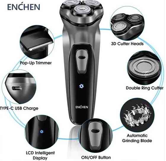 Електробритва ENCHEN BlackStone 3D Electric Shaver. Київ