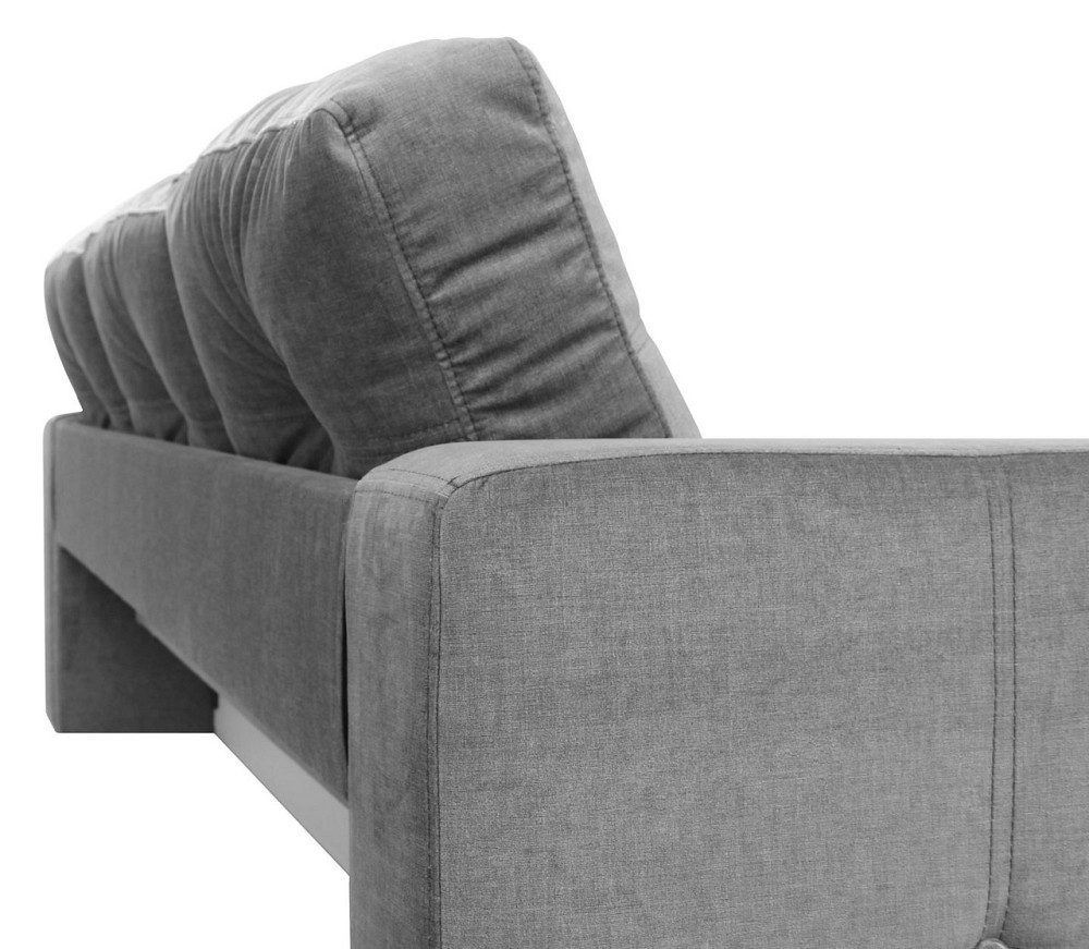 Диван двуспальный ортопедический Bestseller Cleo 1110х2360х900 Серый Киев - изображение 8