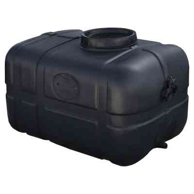 Ємність для води Пласт Бак квадратна не харчова 130 л прямокутна чорна видувна (5705) Вінниця