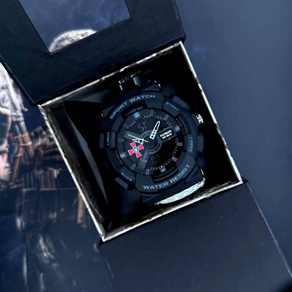 Patriot 005BKSU ЗСУ Чорні Паракордовий ремінець ACU + Коробка SBR Київ - фото 4