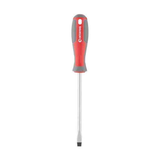 Отвертка шлицевая, SL8,0×150 мм, Cr-V INTERTOOL VT-3312 Киев