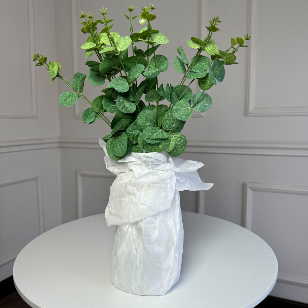 Букет евкаліпту штучний для декору 5шт/уп. зеленый DL-19 Львов - изображение 1