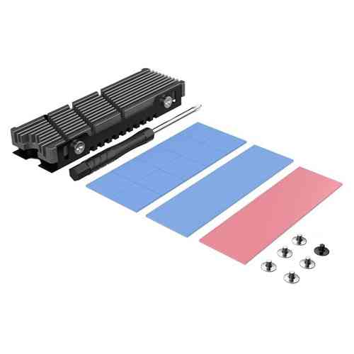 Радиатор для охолодження SSD M.2 2280 з термопрокладками Київ