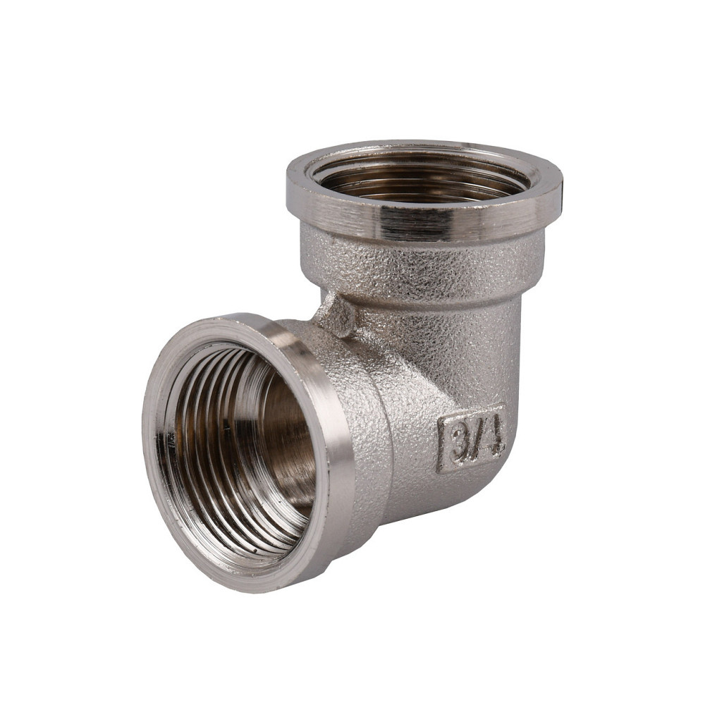 Кутник 3/4″ВВ нікельований NL441S OPTIMUM (000030770) Київ - фото 1