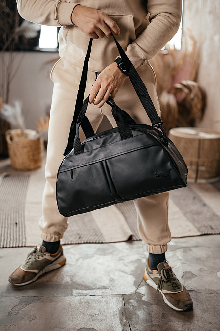 Спортивна сумка Nike для тренувань і фітнесу, Дорожня чорна сумка з плечовим ременемMasterSem Київ - фото 5