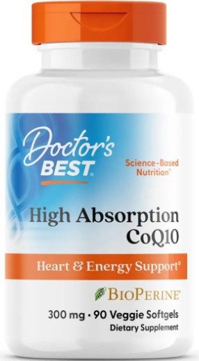 Коэнзим Q10 с биоперином Doctor's Best High Absorption CoQ10 300 капс Киев - изображение 1