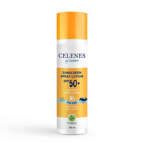 Солнцезащитный спрей-лосьон для детей SPF 50+ Celenes 150 мл Винница