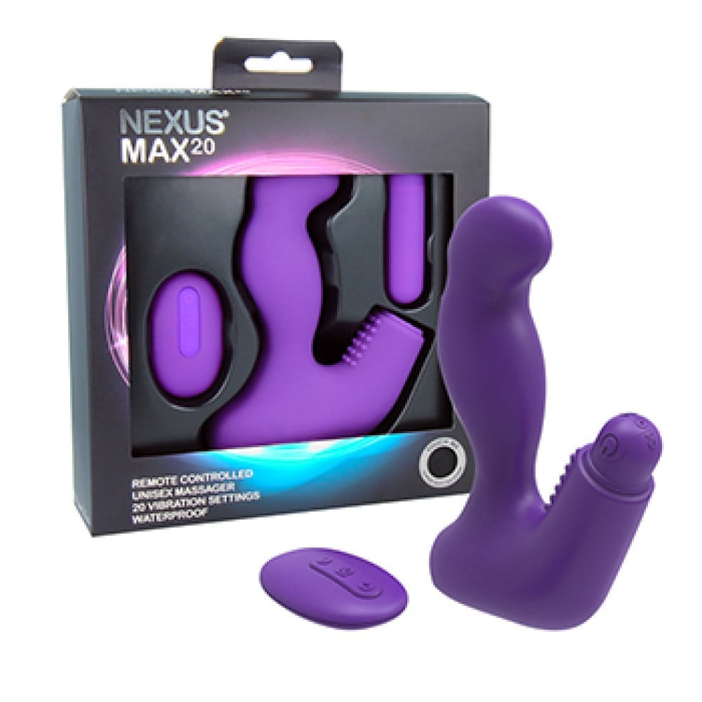 Массажер простаты Nexus Max 20 с дистанционным управлением, фиолетовый Sex Aura Киев - изображение 1