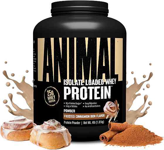 Протеин Universal Nutrition Animal Whey 1800 г, Frost Cinnamon Луцк