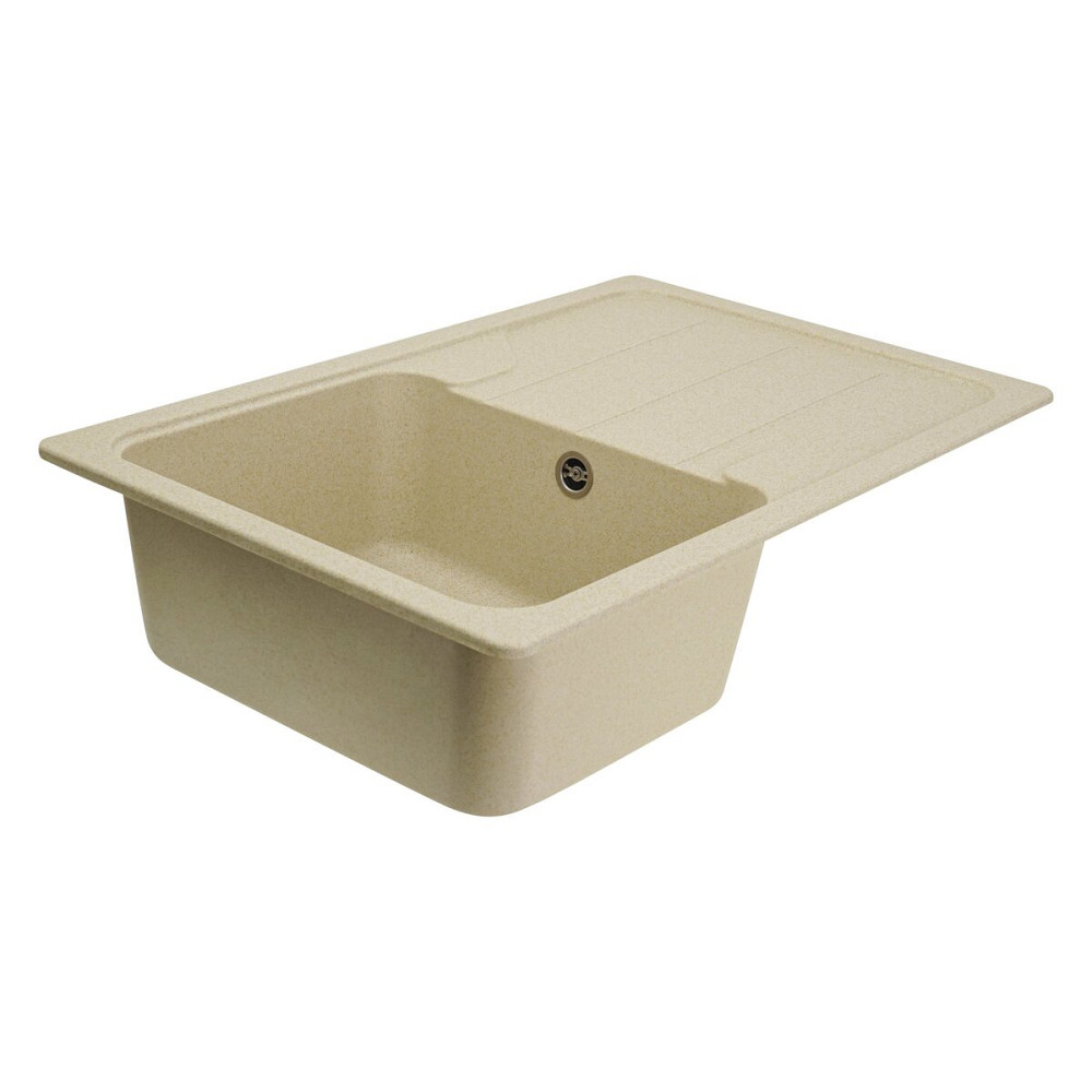 Гранітна мийка для кухні VALESO VERONA 7850 матова Пісок Коломыя - изображение 4