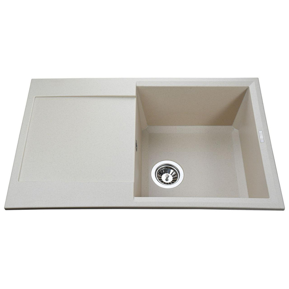 Гранитная мойка Globus Lux KOMO слоновая кость 790х500мм (000021040) Киев - изображение 1