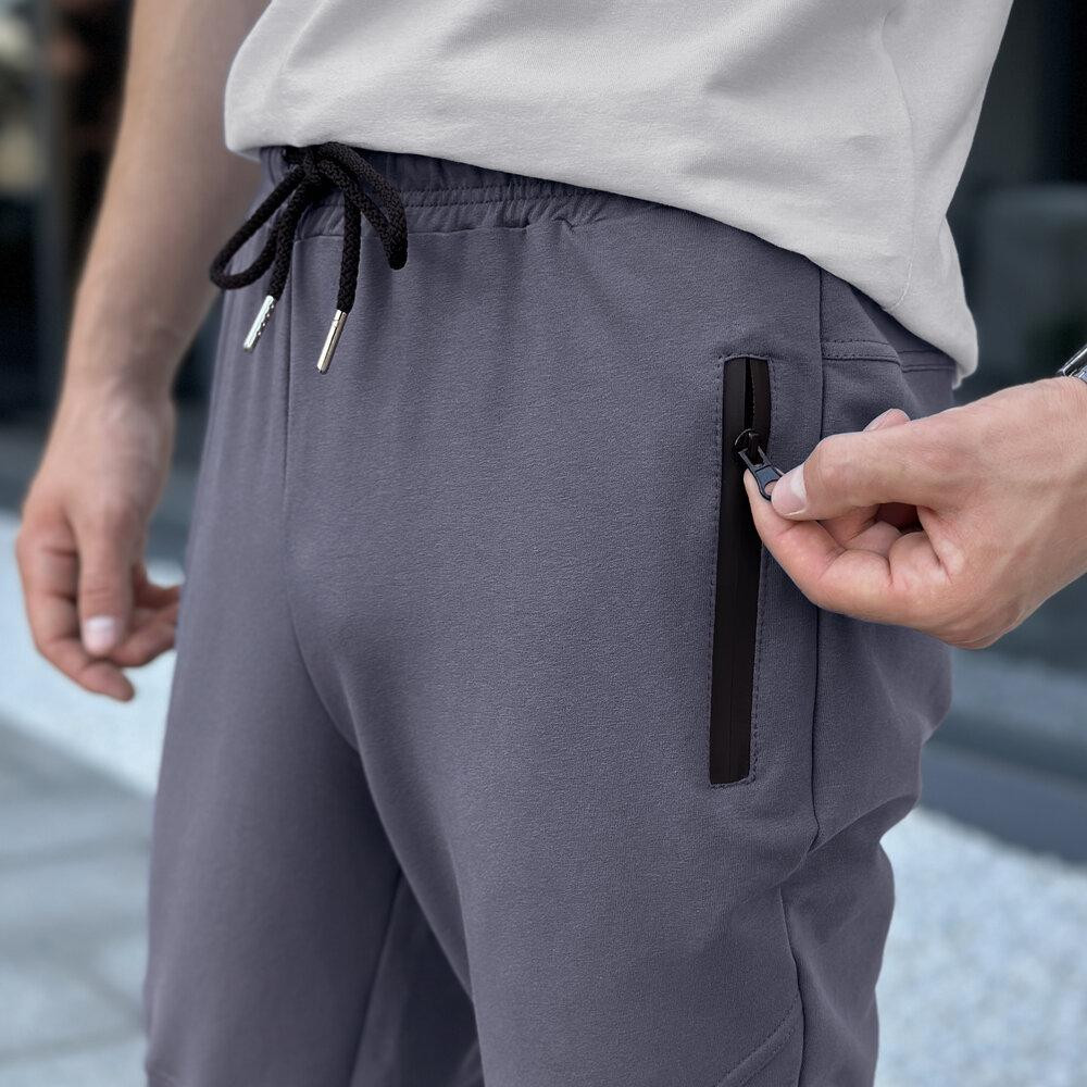 Чоловічі спортивні штани темно-сірі Pobedov Everyday Київ - фото 2