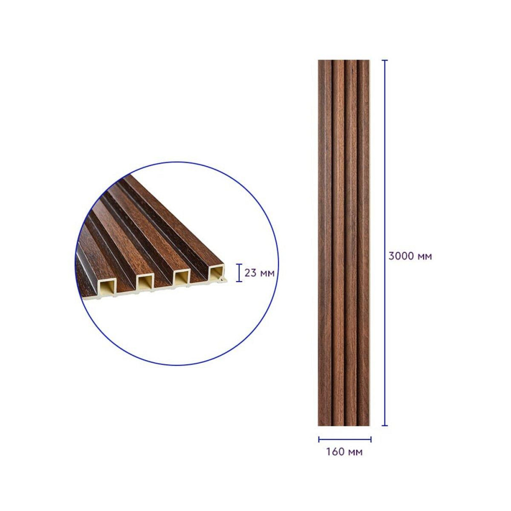 Декоративна стінова рейка Каштан Київ - фото 3