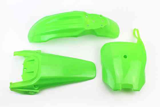 пластик - ВЕСЬ к-кт деталей - 7од. ЗЕЛЕНИЙ, Honda CRF70/KAYO CRAZY CAT 140cc/GEON X-PIT Київ