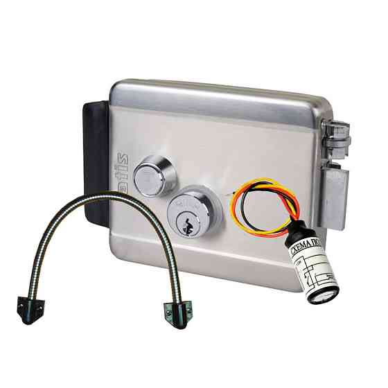 Комплект - електрозамок на хвіртку, в тамбур або офіс з керуванням від домофону Киев