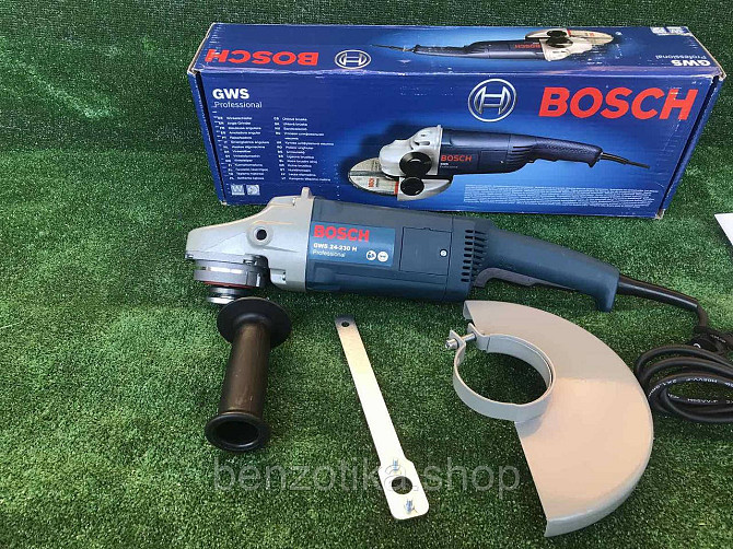 Угловая шлифмашина Bosch GWS 24-230 H, болгарка БОШ 230 мм, мощность 2400Вт Киев - изображение 1