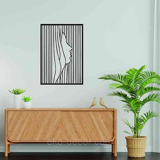 Декоративное настенное 3D Панно «Силуэт женщины», Декор на стену с объемом Киев