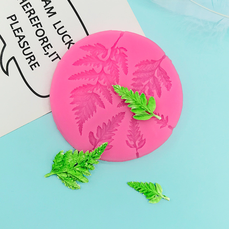 Молд кондитерский Листья папоротника 92 мм розовый Киев - изображение 5