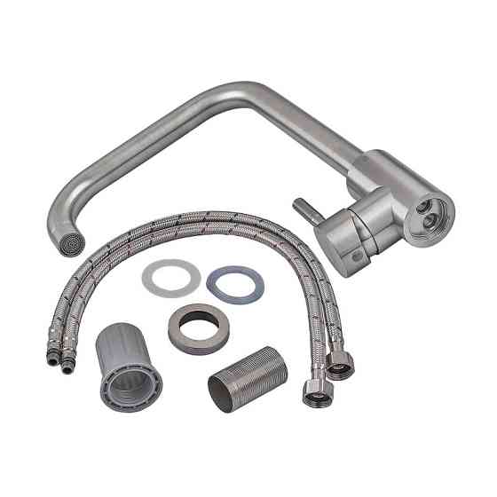 Кухонний змішувач Armata SUS-011-G з нержавіючої сталі (CH6486) Харків