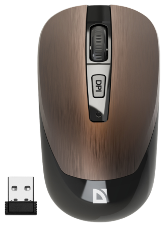 Миша Defender Wave MM-995 Wireless BRONZE (52992) (6918376) Київ