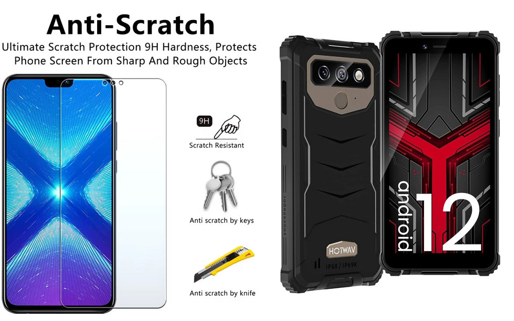 Захисне скло NeoGlass для Hotwav T5 Max, Hotwav T5 Pro – надпрозоре та стійке Київ - фото 1