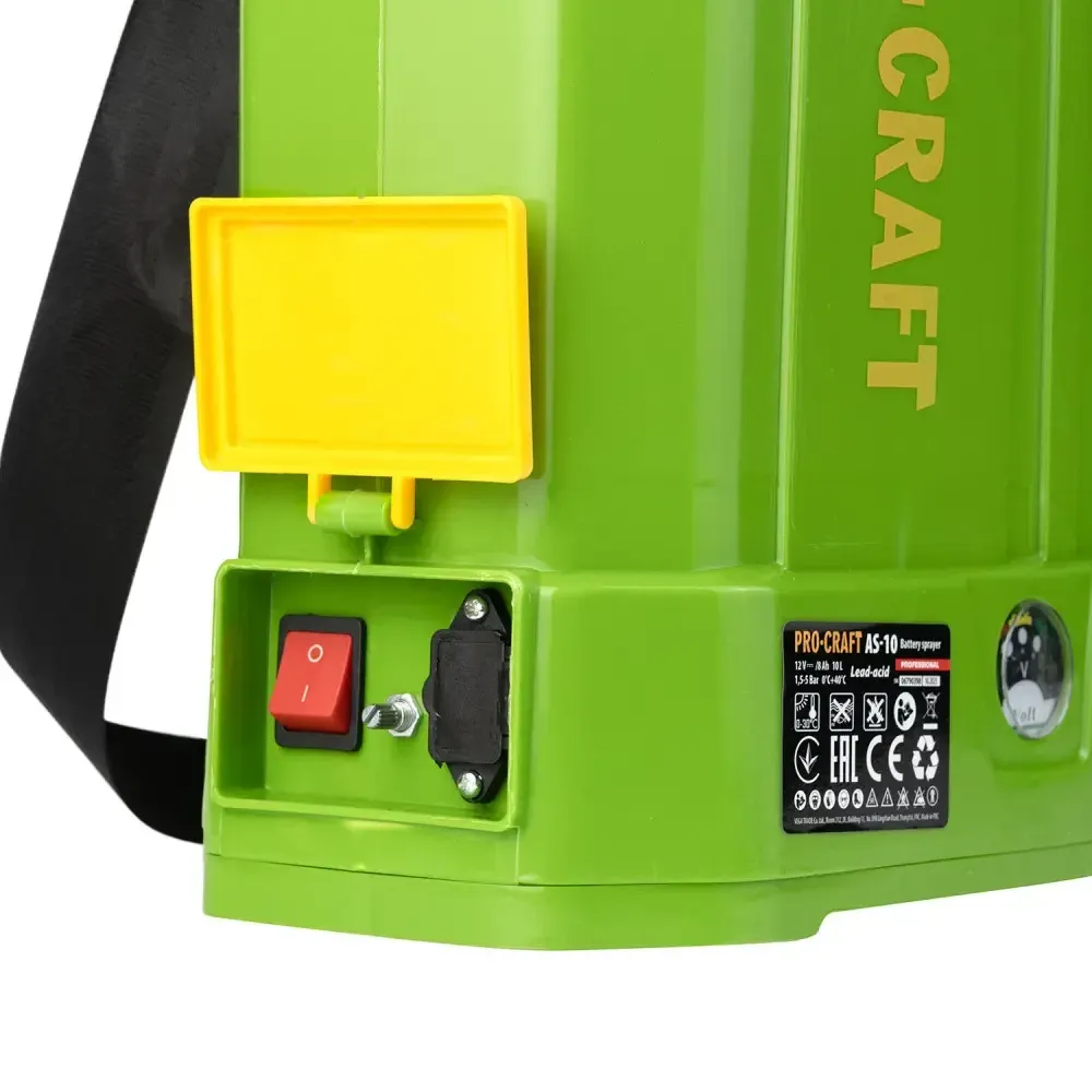 Акумуляторний оприскувач на 10 літрів Procraft AS-10,Обприскувач акумуляторний 12 В 8 А / год Львів - фото 7