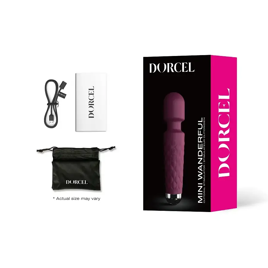 Мінівібромасажер Dorcel Wand Mini Wanderful Plum Львів - фото 5